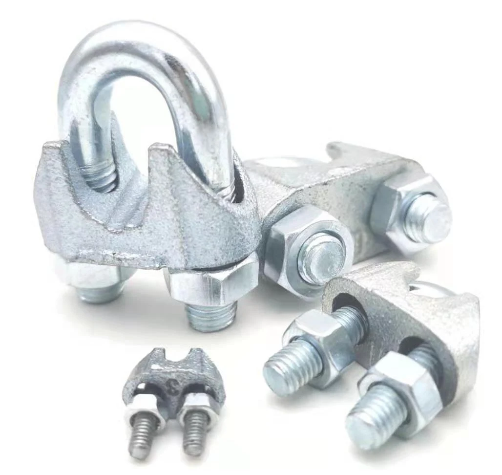 Rigging Hardware din741 lifting malleable cast steel wire rope clamp image 2