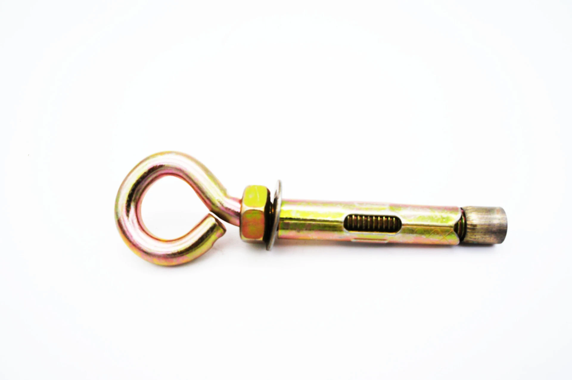 Sleeve Anchor M10 M12 Fasteners With Eye bolt , Yellow Zinc Concrete Eye Bolt image 2