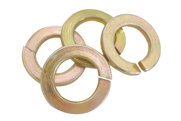 Spring washer DIN127B White & Yellow Zinc /hot dip galvanized  Lock Washer , Belleville Carbon Steel Disc