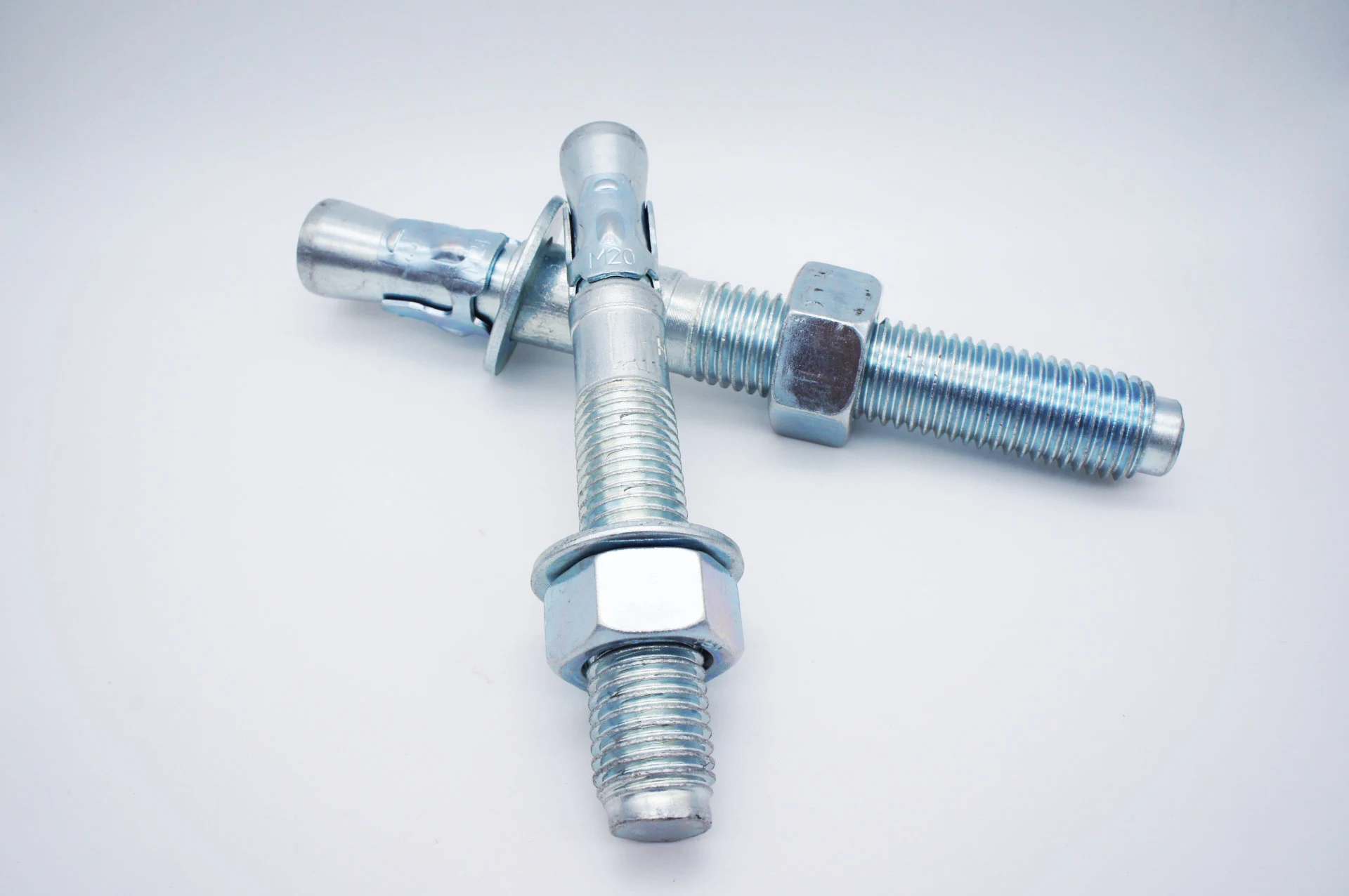 wedge-anchors Custom M6-M24 Wedge Metal Anchor Bolts , Steel Zinc Plated Wall Anchor Bolts image