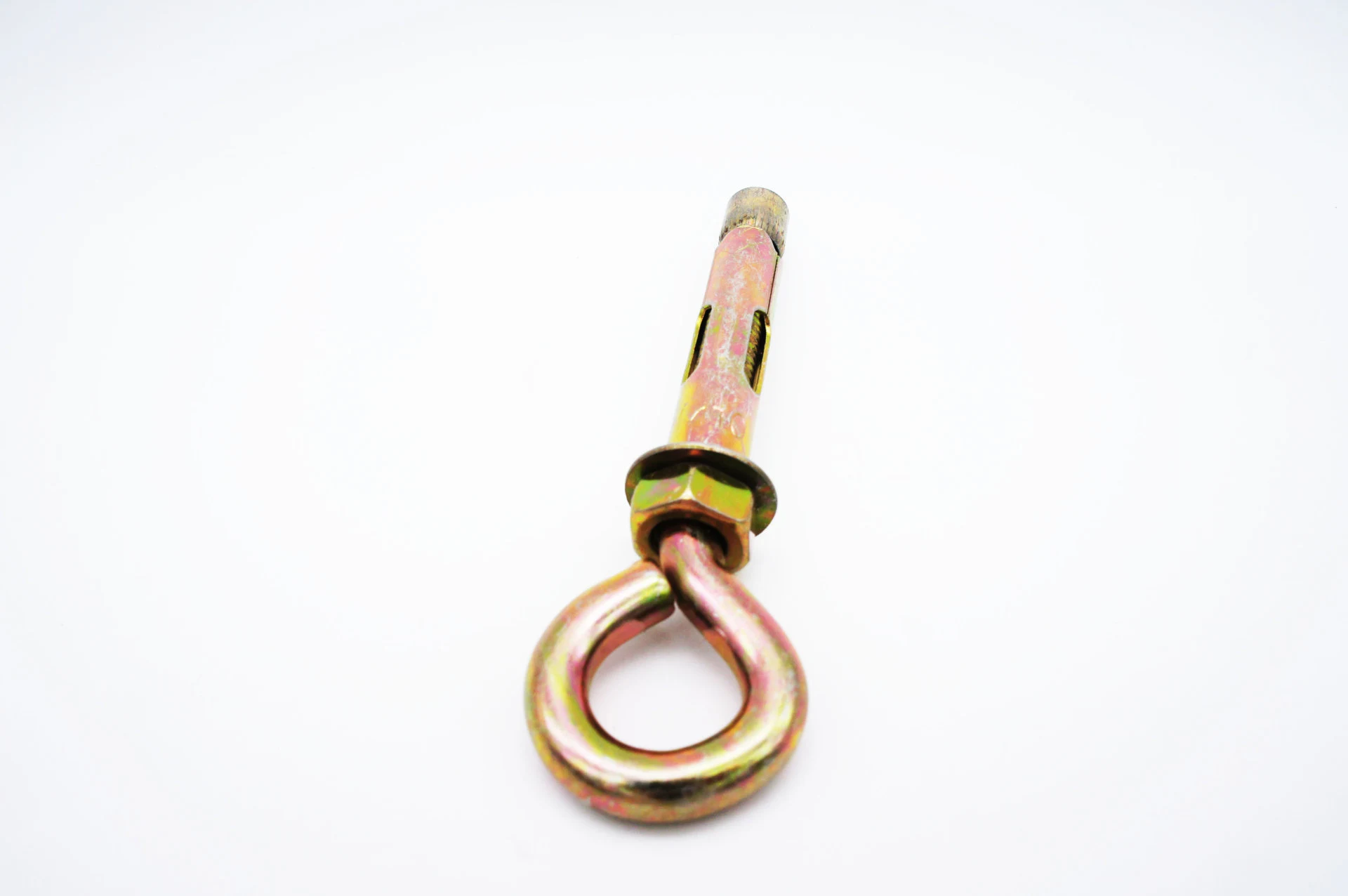 Sleeve Anchor M10 M12 Fasteners With Eye bolt , Yellow Zinc Concrete Eye Bolt image 3