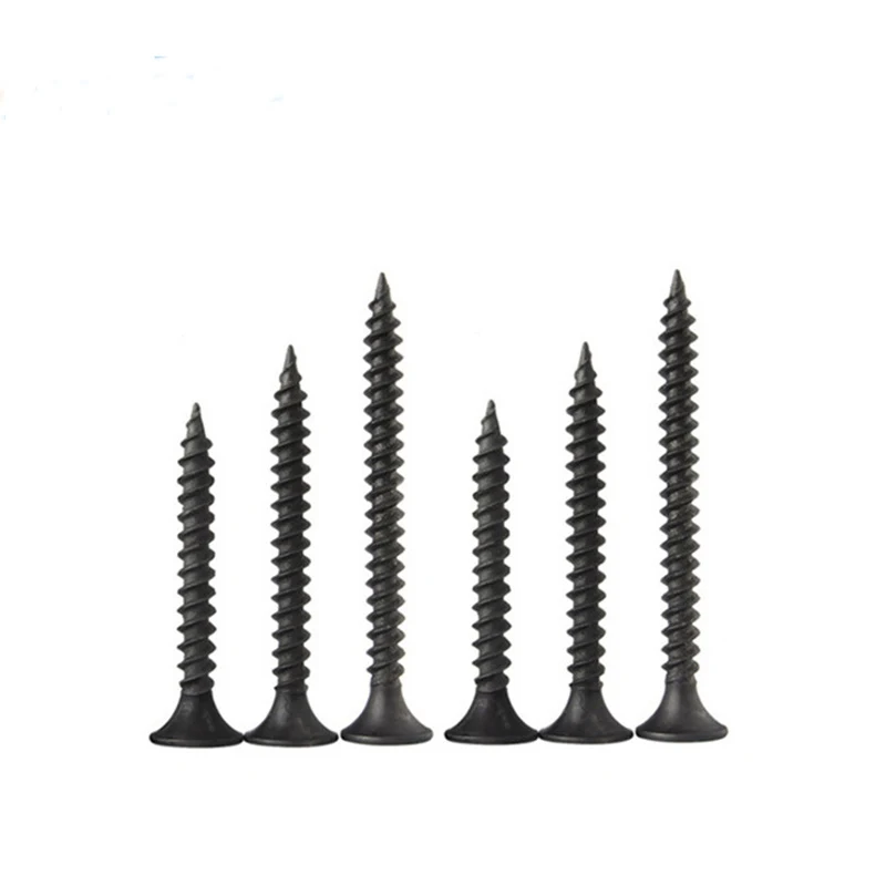 Black Phosphated Phillips Bugle Head Fine Coarse Thread Self Tapping Drywall Screw image
