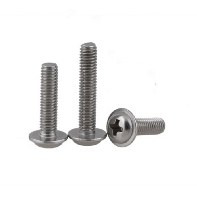DIN967 Cross Recessed Pan Head Screw with Collar image
