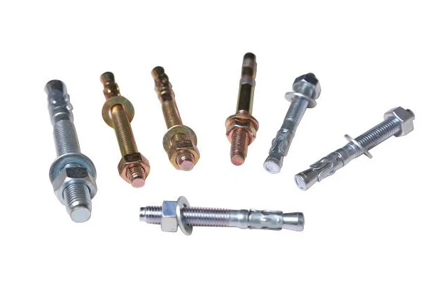 wedge-anchors Custom M6-M24 Wedge Metal Anchor Bolts , Steel Zinc Plated Wall Anchor Bolts
