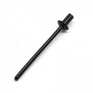 Rivet bolts Φ3.2-Φ6.4 Closed-end flat round head blind rivets iron black