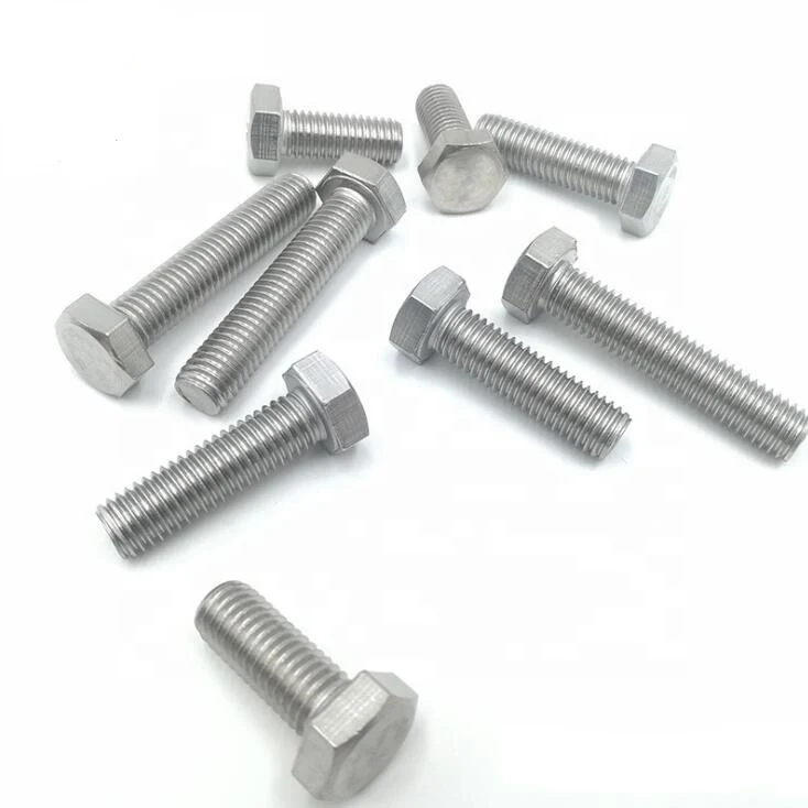 Fasteners DIN933 A2 A4 Stainless Steel 304 hex bolts image 2