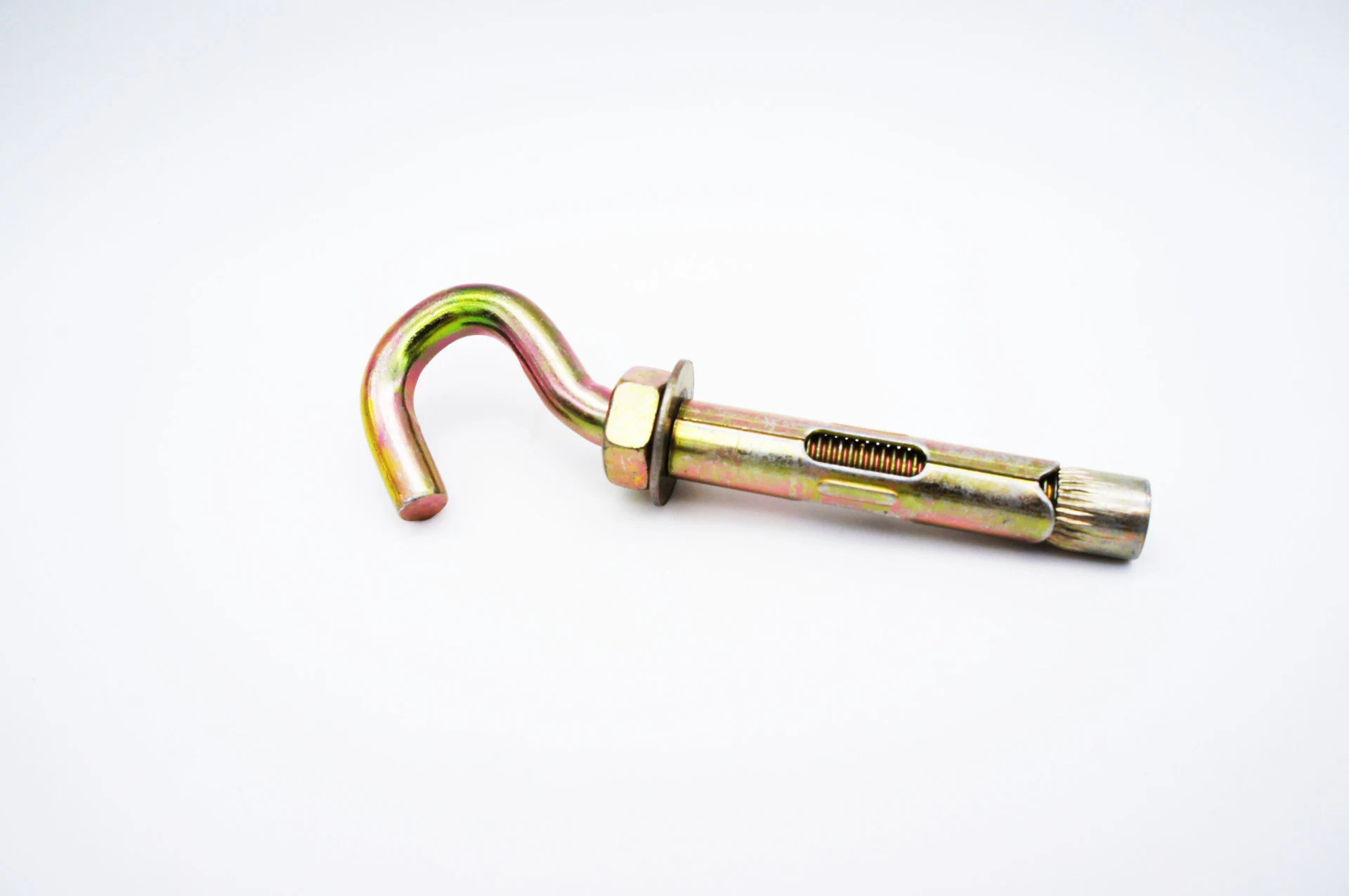 Sleeve Anchor Bolts hook Bolts Of Iron Material With Yellow Zinc Color image 2