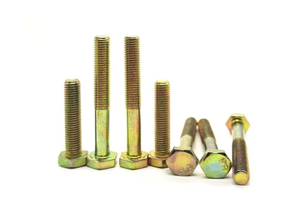 Hex Bolt DIN933 DIN931 Fully Threaded Bolts , Carbon Steel Structural Heavy Hex Head Screw